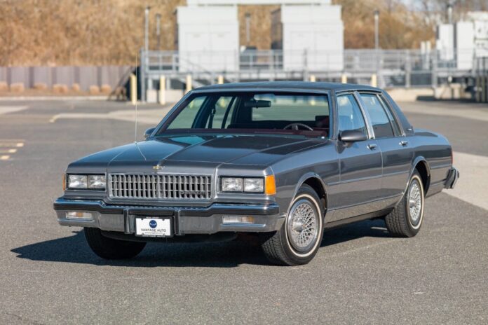 Silver 1986 Chevrolet Caprice Classic Brougham